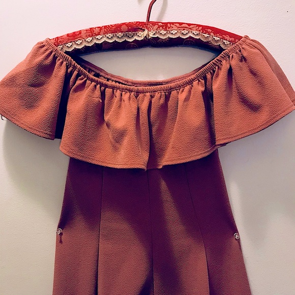 Shoulder to shoulder Rosé blush dress Worn 4 Show! - Picture 4 of 4